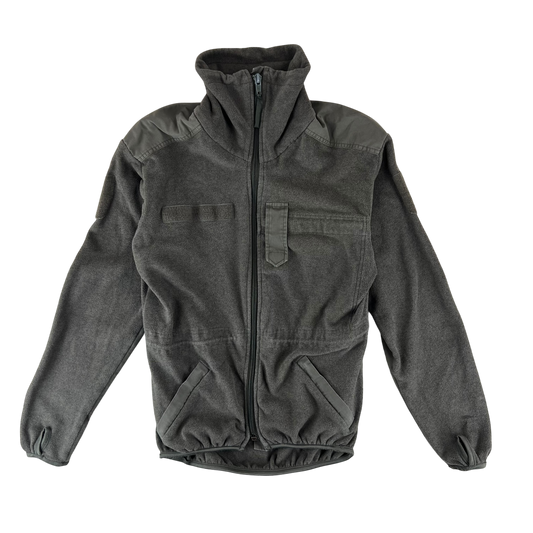 Austrian Army Olive Fleece Cardigan - Small 88-92 III/IV