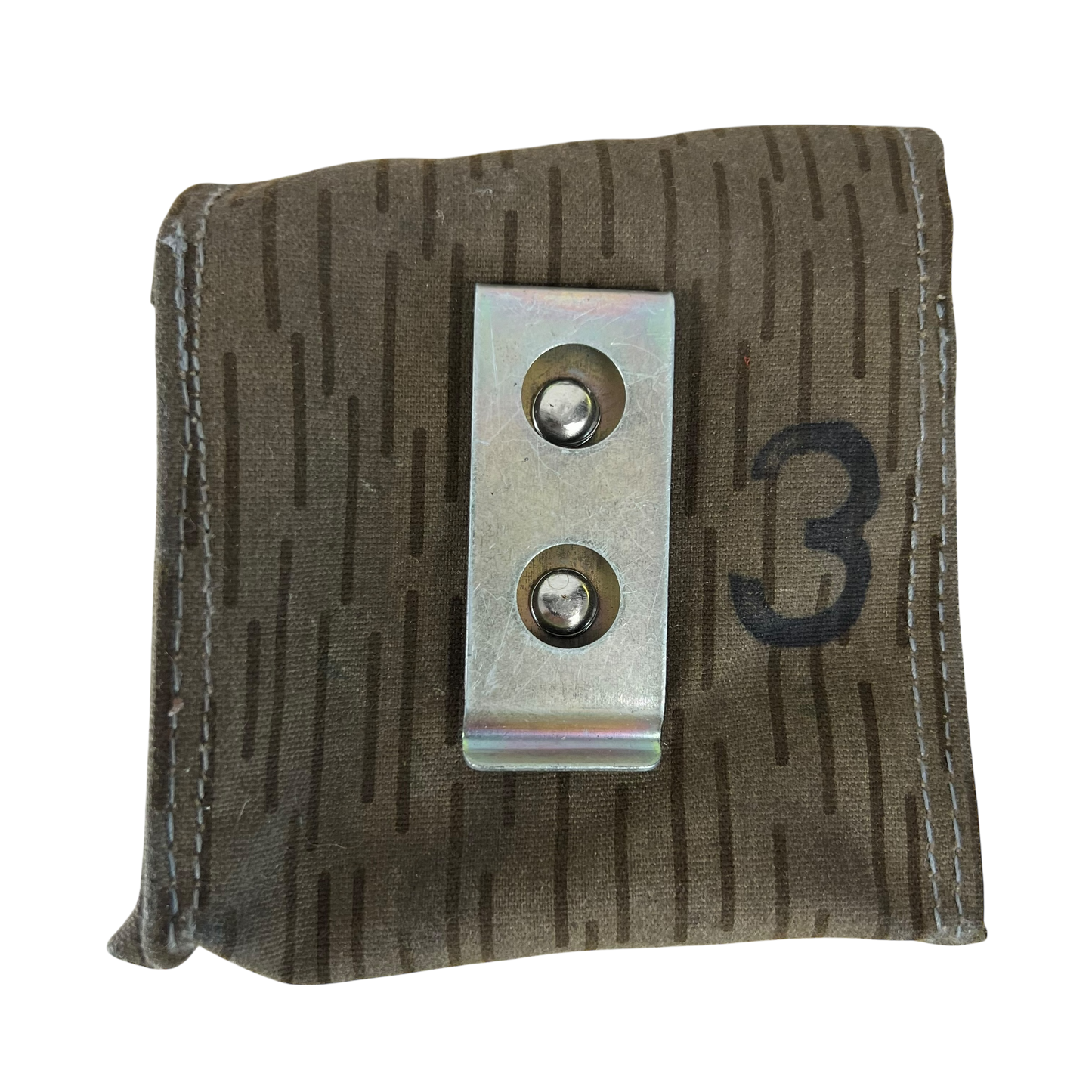 East German Army NVA DDR Strichmuster "Rain Drop" Camo Pouch
