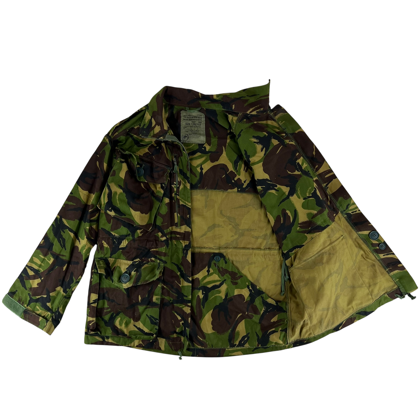 British Army 84 Pattern Woodland DPM Camo Combat Smock - Large 170/112
