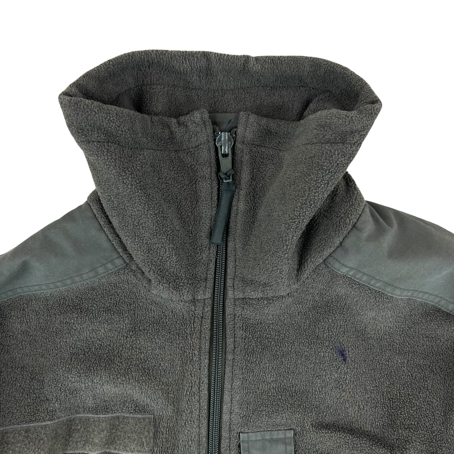 Austrian Army Olive Fleece Cardigan - Medium 96-100 V/VI