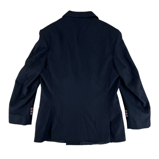 British Merchant Navy Black Dress Blazer Jacket - Medium