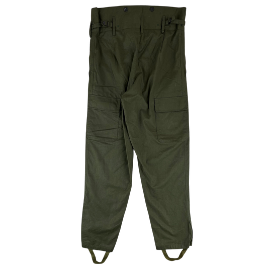 Czechoslovak Army M85 Olive Green Combat Trousers - W34 L29