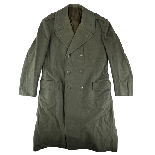 Italian Army 50s Officer's Khaki Greatcoat - X Large