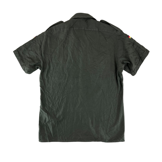 German Army Olive Drab Short Sleeve Field Shirt - Large GrNr 4