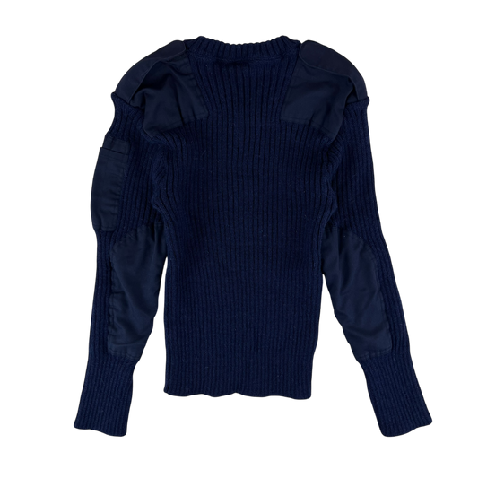 British Royal Navy Wool Crew Neck Pullover Jersey Jumper - Small
