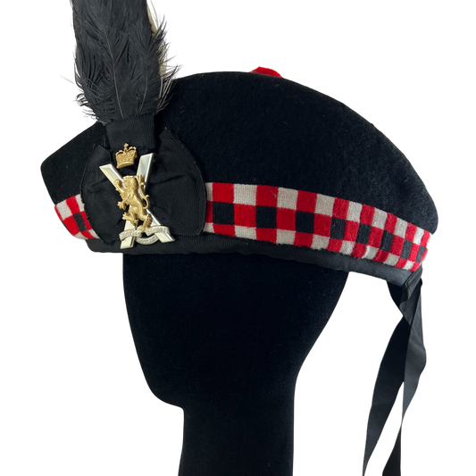British Army Glengarry w/ Badge & Plume - Royal Regiment of Scotland - Large 59cm