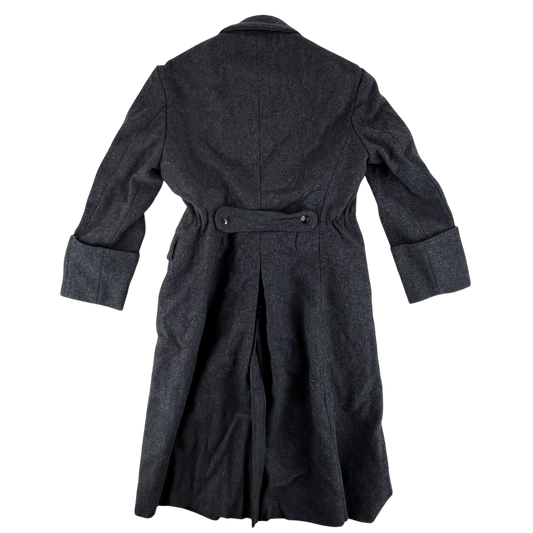 Bulgarian People's Army 80s Grey Wool Greatcoat - Large
