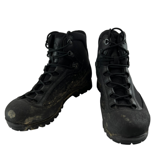 British Army AKU Black Combat Boots - Size 9M