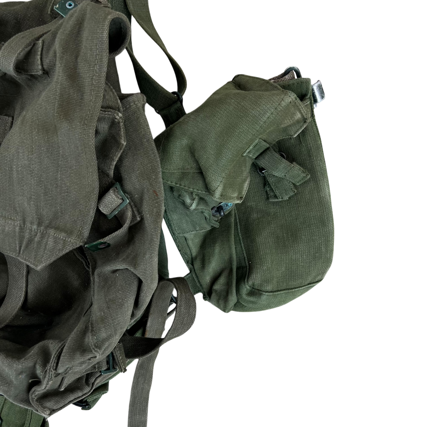 British Army 58 Pattern Webbing Yoke & Pouch Set - Medium