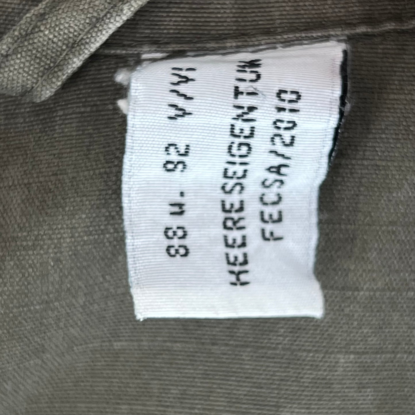 Austrian Army Olive Drab Lightweight Ripstop Jacket - Small 88-92 V/VI