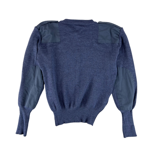 British RAF Wool V Neck Pullover Jersey Jumper - Medium 100cm