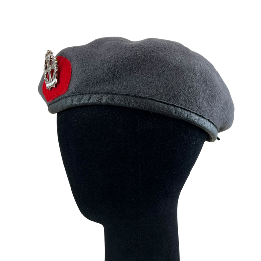 British Army Beret w/ Badge - QARANC - Medium 58cm