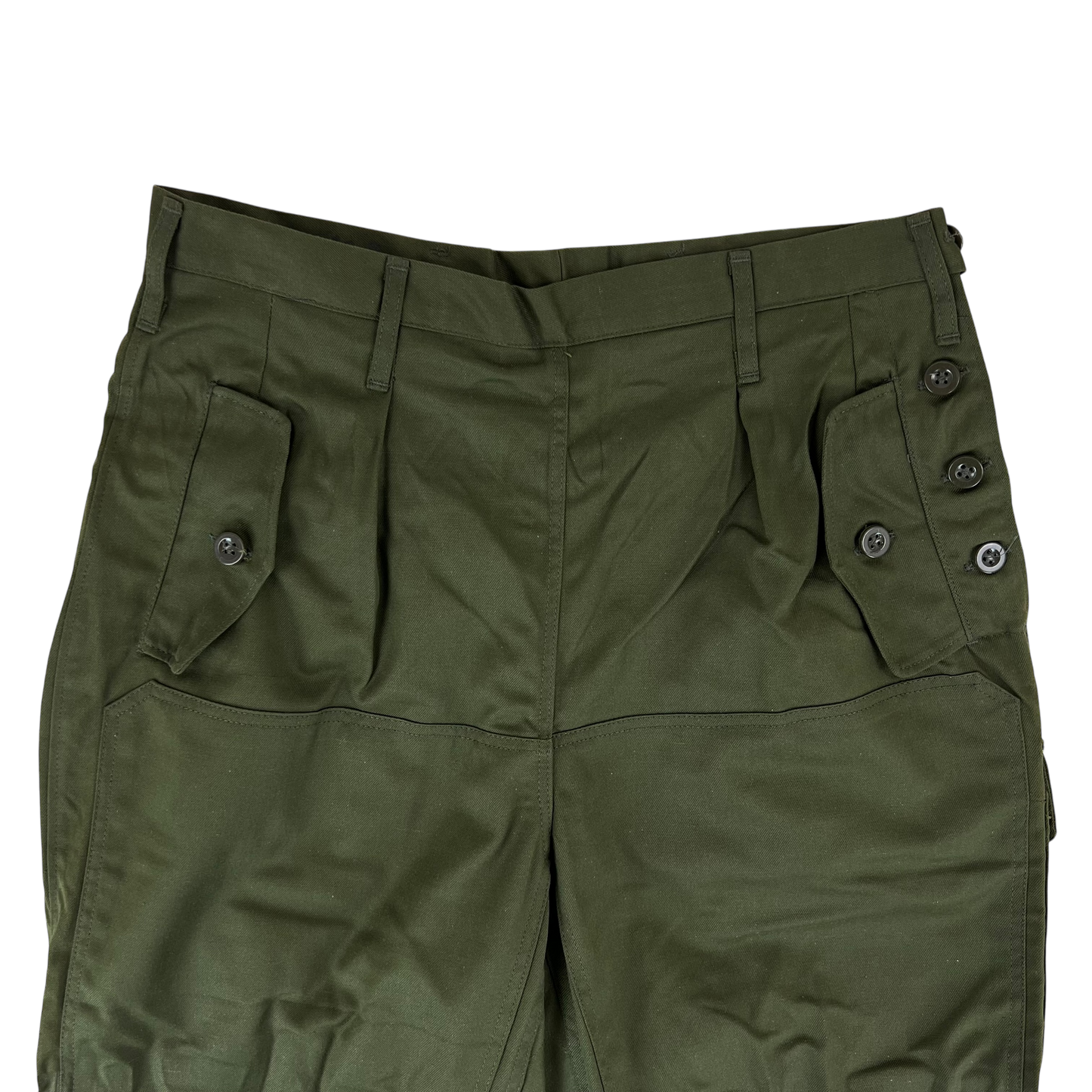 Czechoslovak Army M85 Women's Olive Green Trousers - W31 L30.5