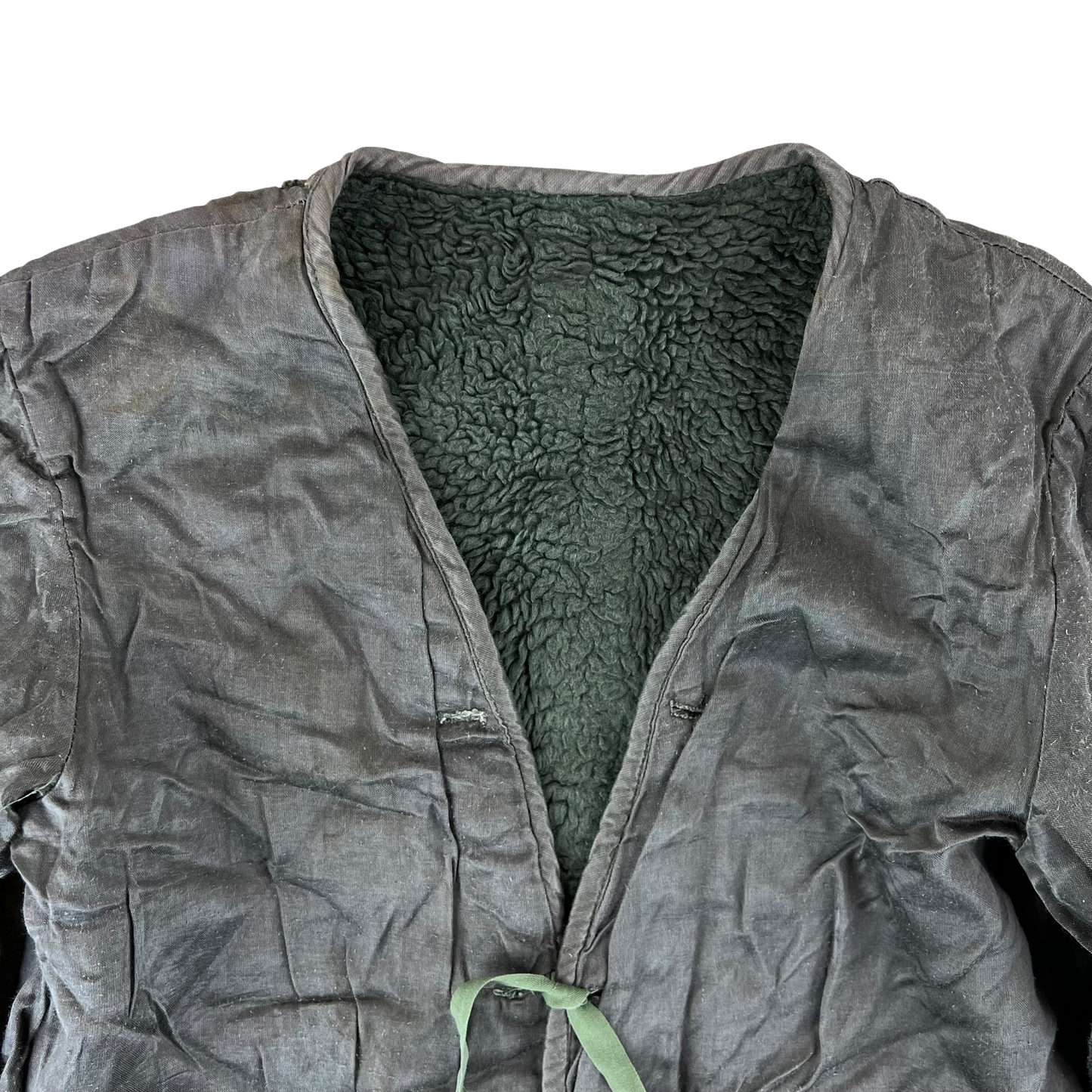 Greek Army M65 Faux Fur Jacket Liner - Medium