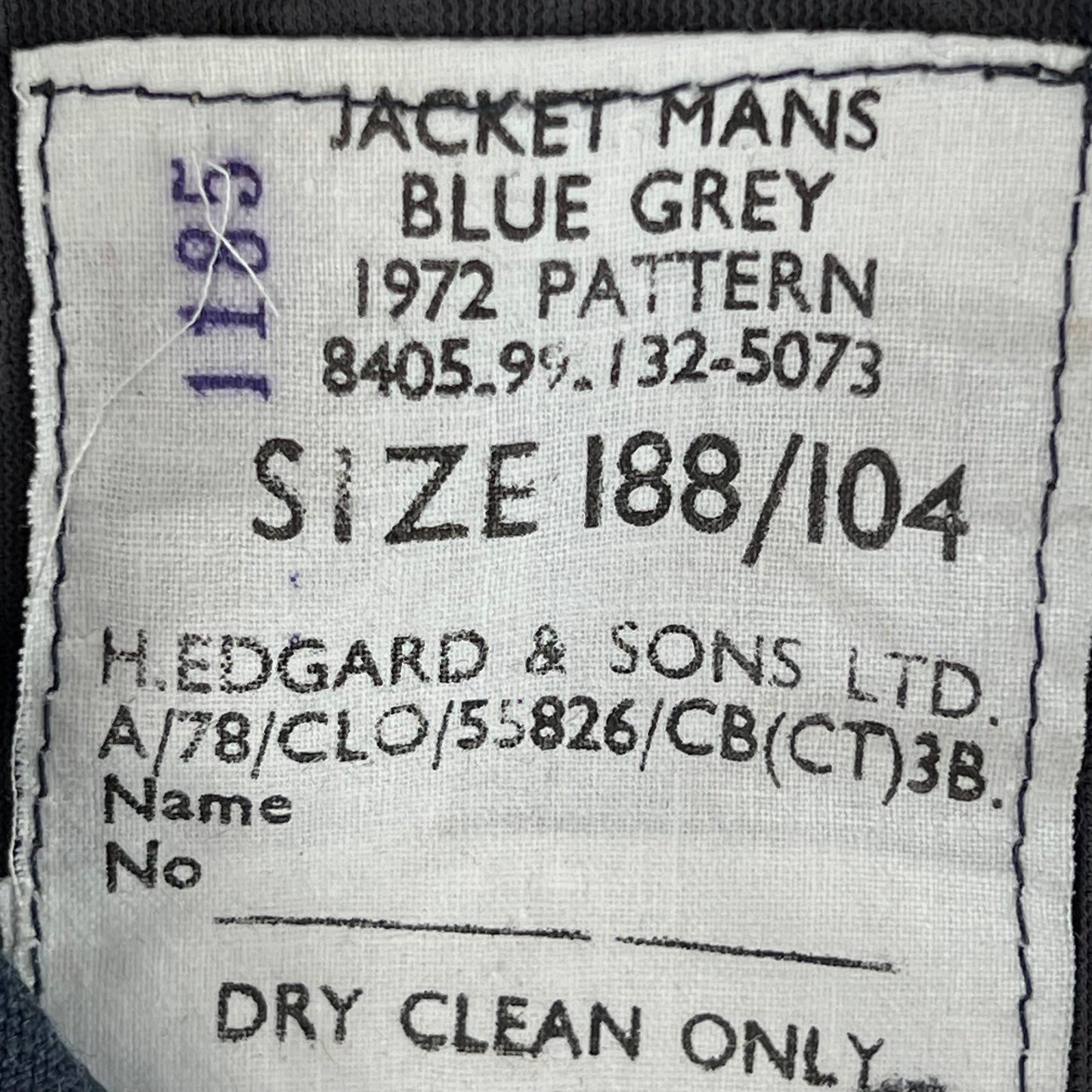 British Air Force RAF 72 Pattern GP Jacket - Large 188/104