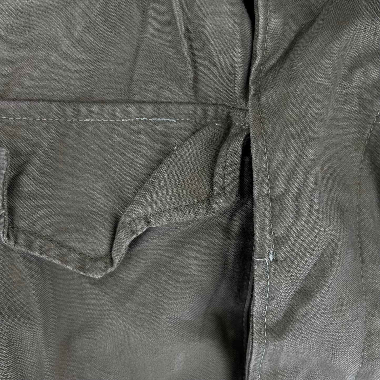 Greek Army M65 Jacket w/ Faux Fur Liner - Medium