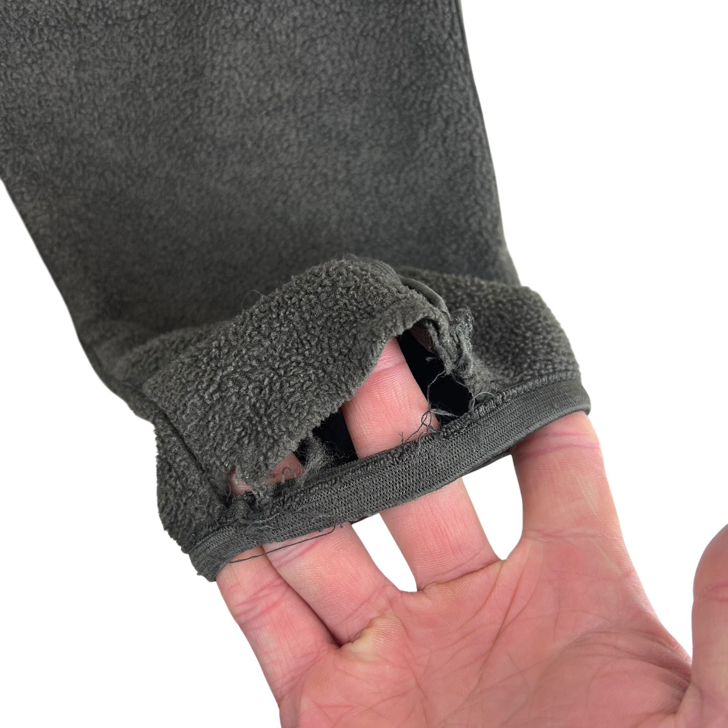 Austrian Army Olive Fleece Cardigan - Small 88-92 V/VI