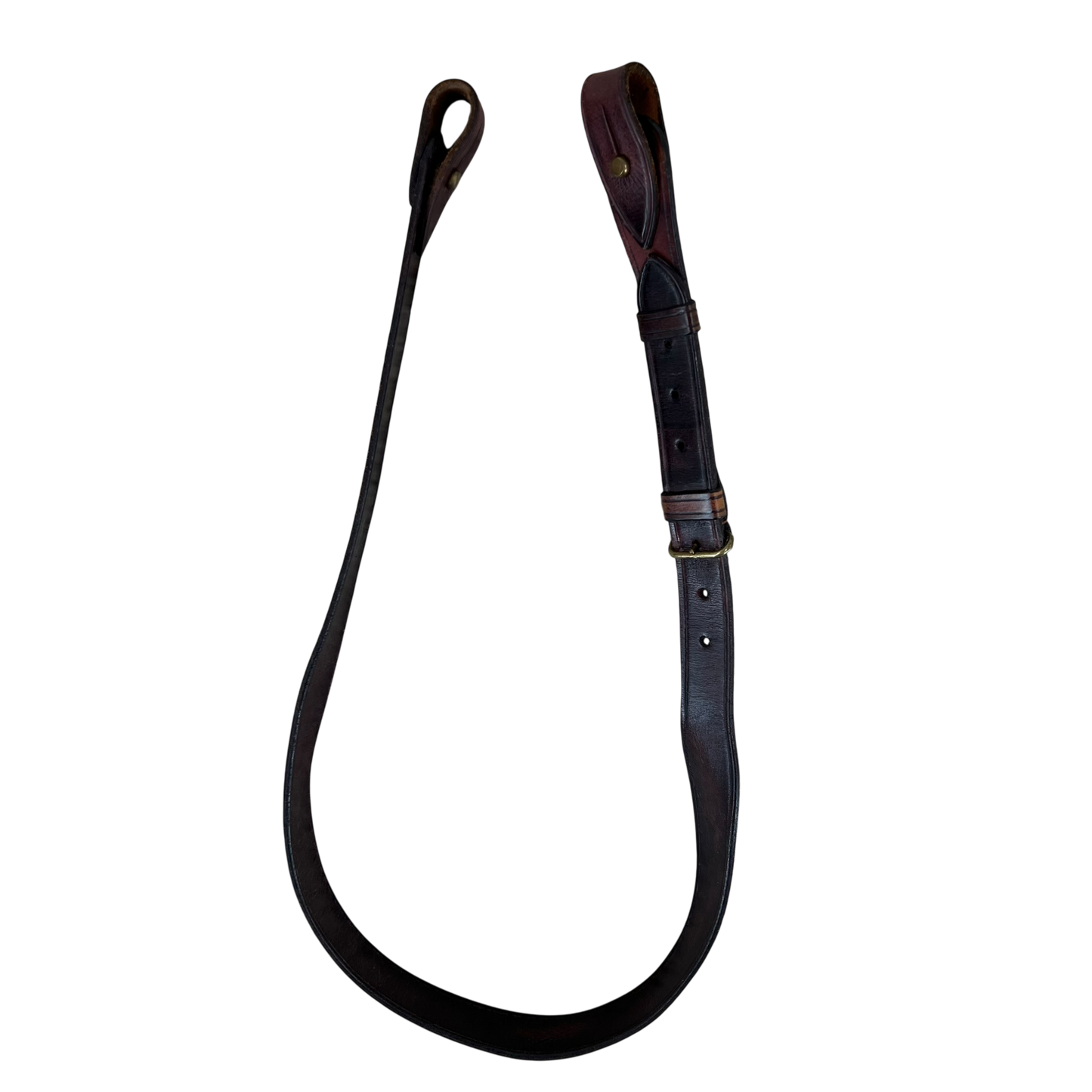 British Army Oxblood Leather Sam Browne Belt Shoulder Strap - L39