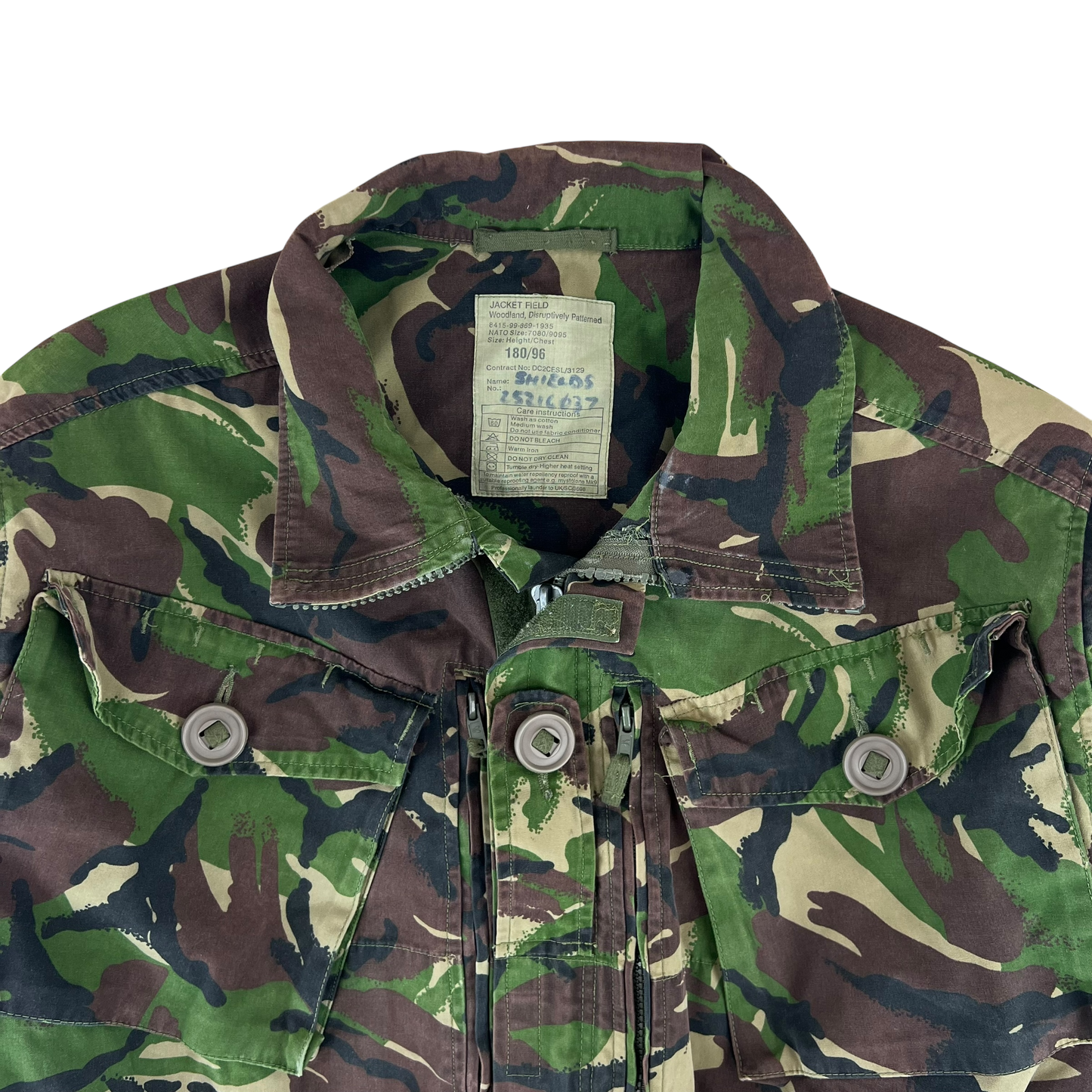British Army S95 DPM Woodland Camo Field Jacket - Medium 180/96