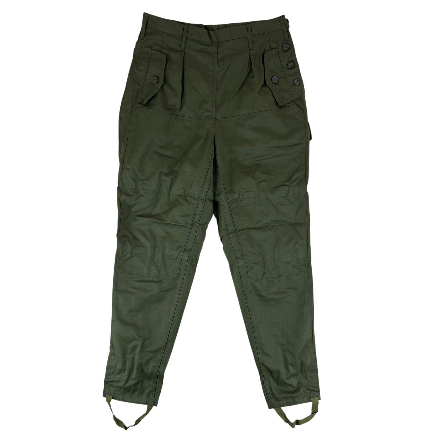 Czechoslovak Army M85 Women's Olive Green Trousers - W31 L30.5