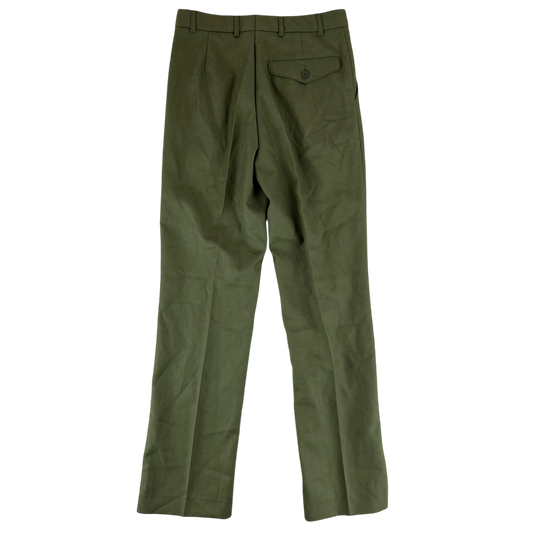 Slovak Army M97 Olive Green Dress Trousers - W28 L30.5