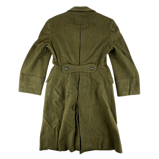 Romanian People's Army 60's Khaki Wool Greatcoat - Medium