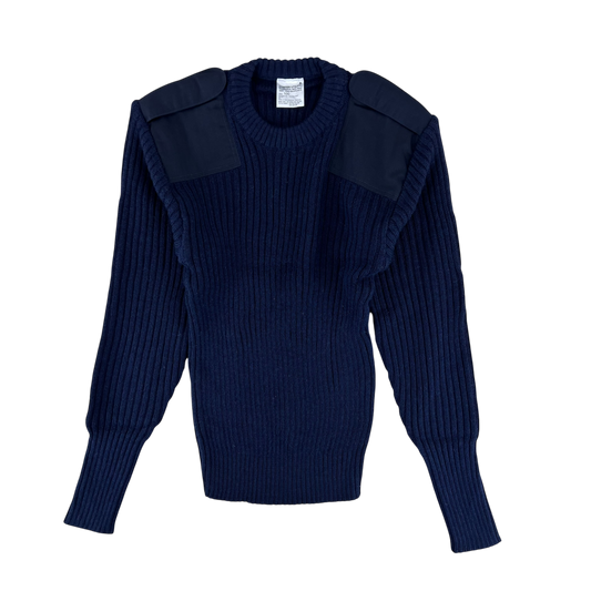 British Royal Navy Wool Crew Neck Pullover Jersey Jumper - Medium 100cm