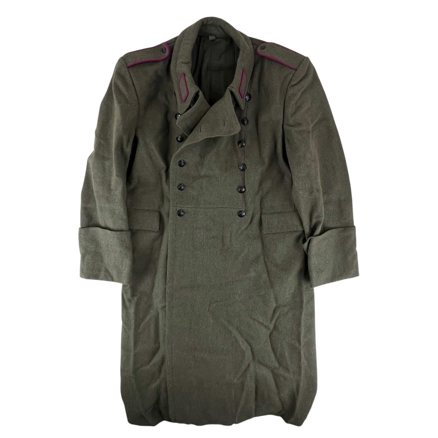 Bulgarian People's Army Khaki Wool Greatcoat - Large