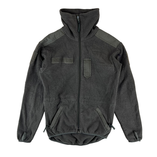 Austrian Army Olive Fleece Cardigan - Small 88-92 III/IV