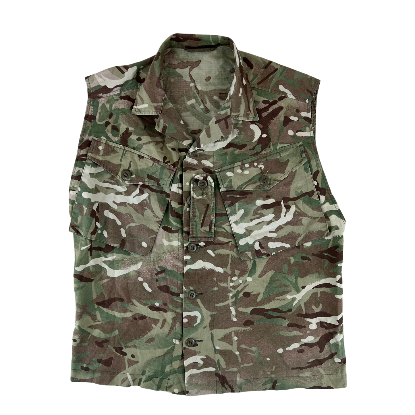 British Army MTP Camouflage Field Tailored Barracks Shirt / Vest - Medium 170/96