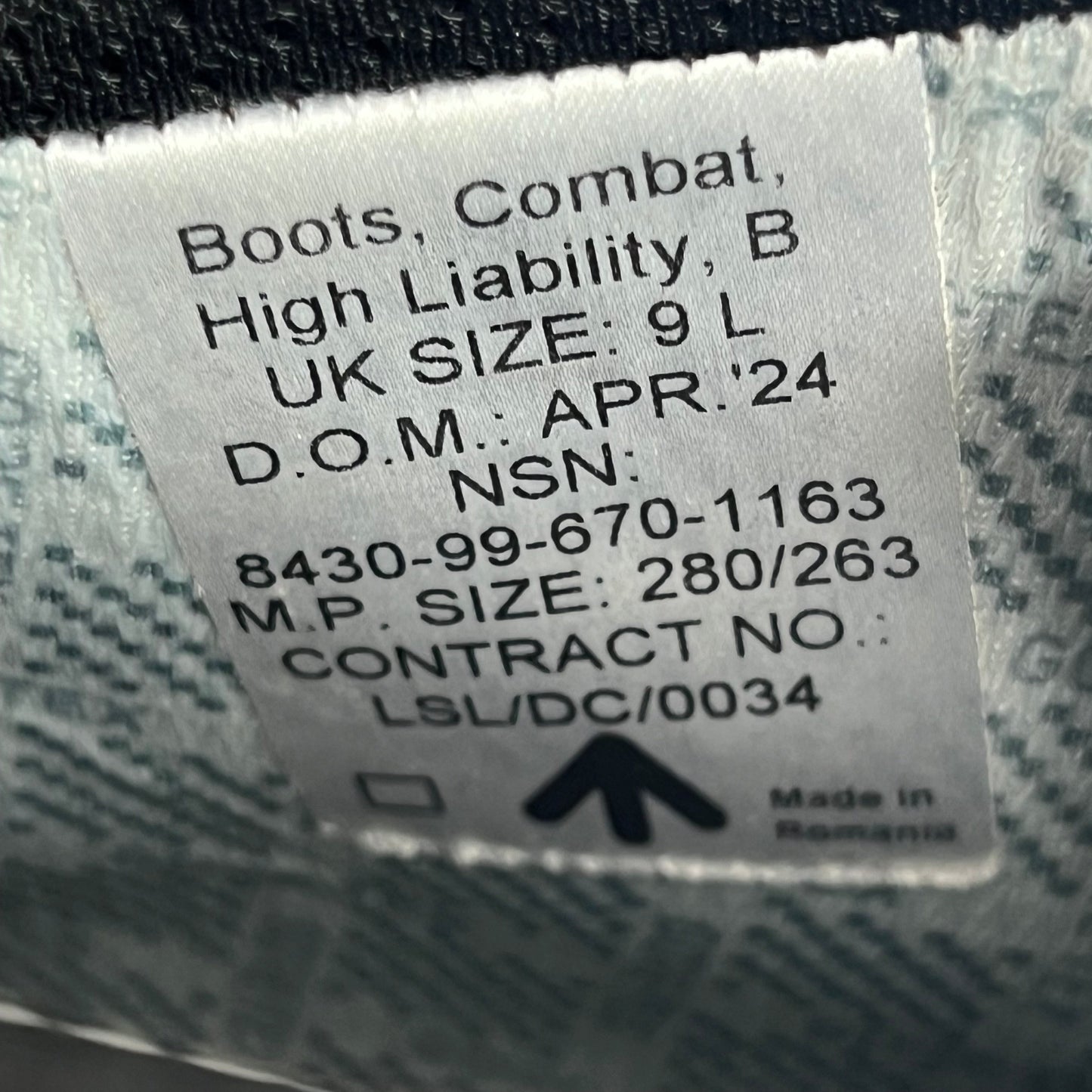 British Army AKU Brown Combat Boots - Size 9L