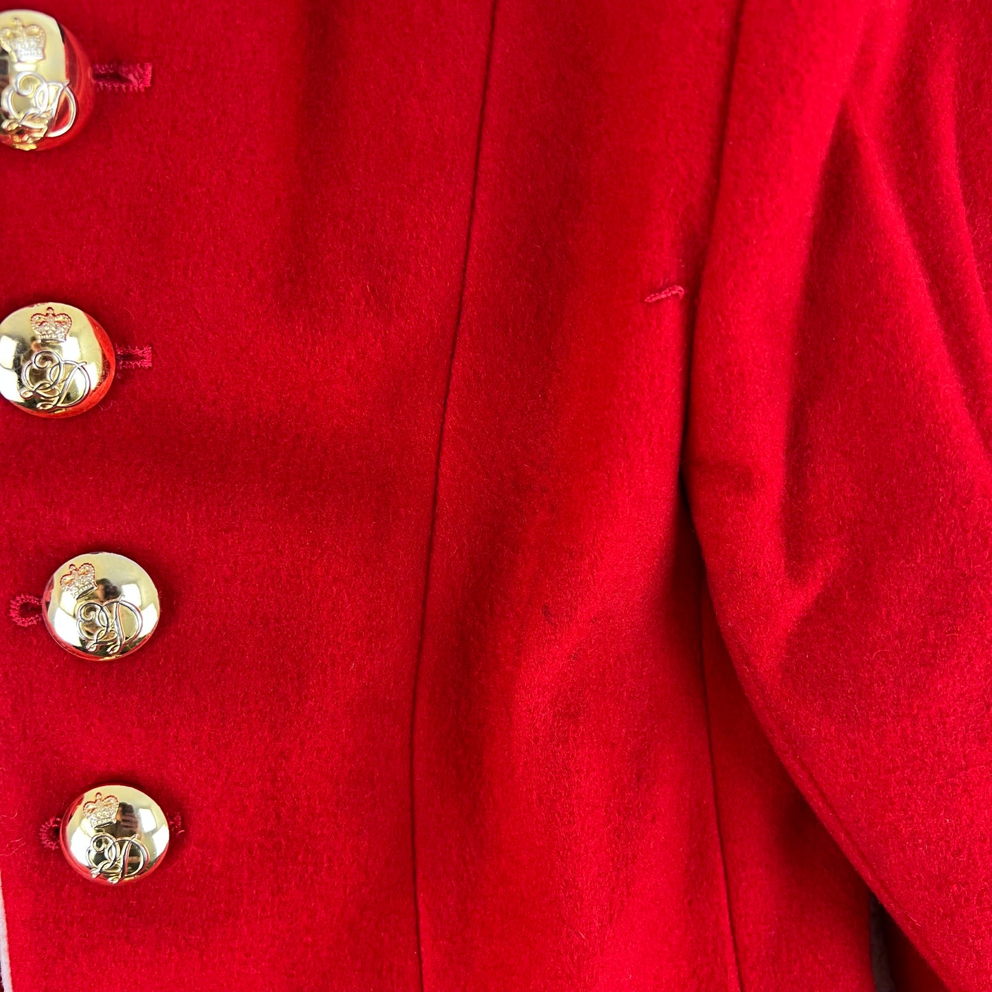 British Army Red Tunic Jacket - Queen's Division Minden Band - Small