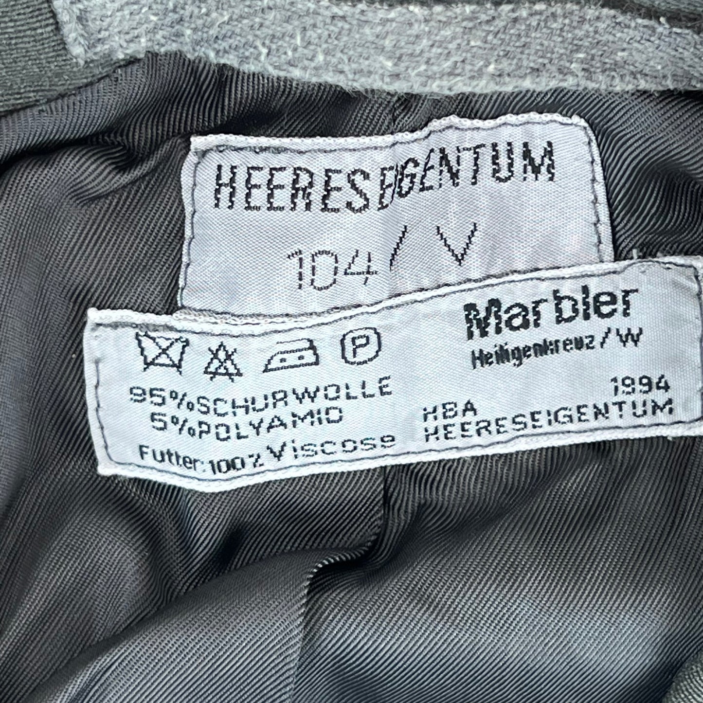 Austrian Army Grey Dress Jacket - Large 104/V