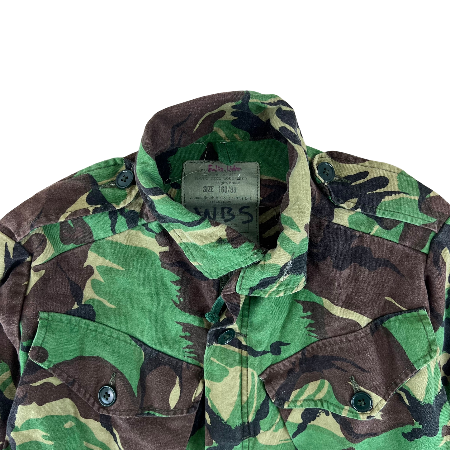British Army 94 Pattern Woodland DPM Camo Combat Smock -
