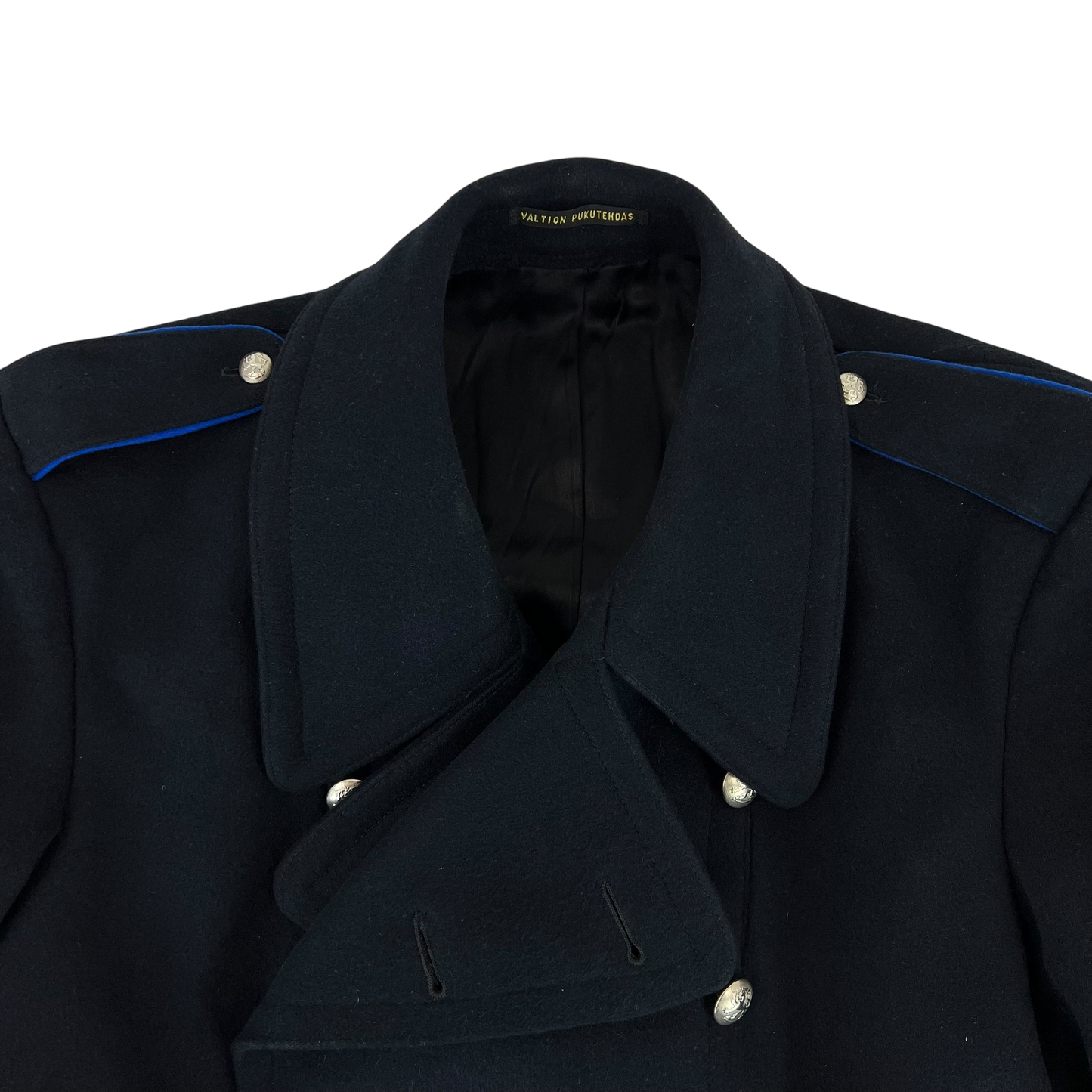 Finnish Police M41 1960s Wool Greatcoat - Large