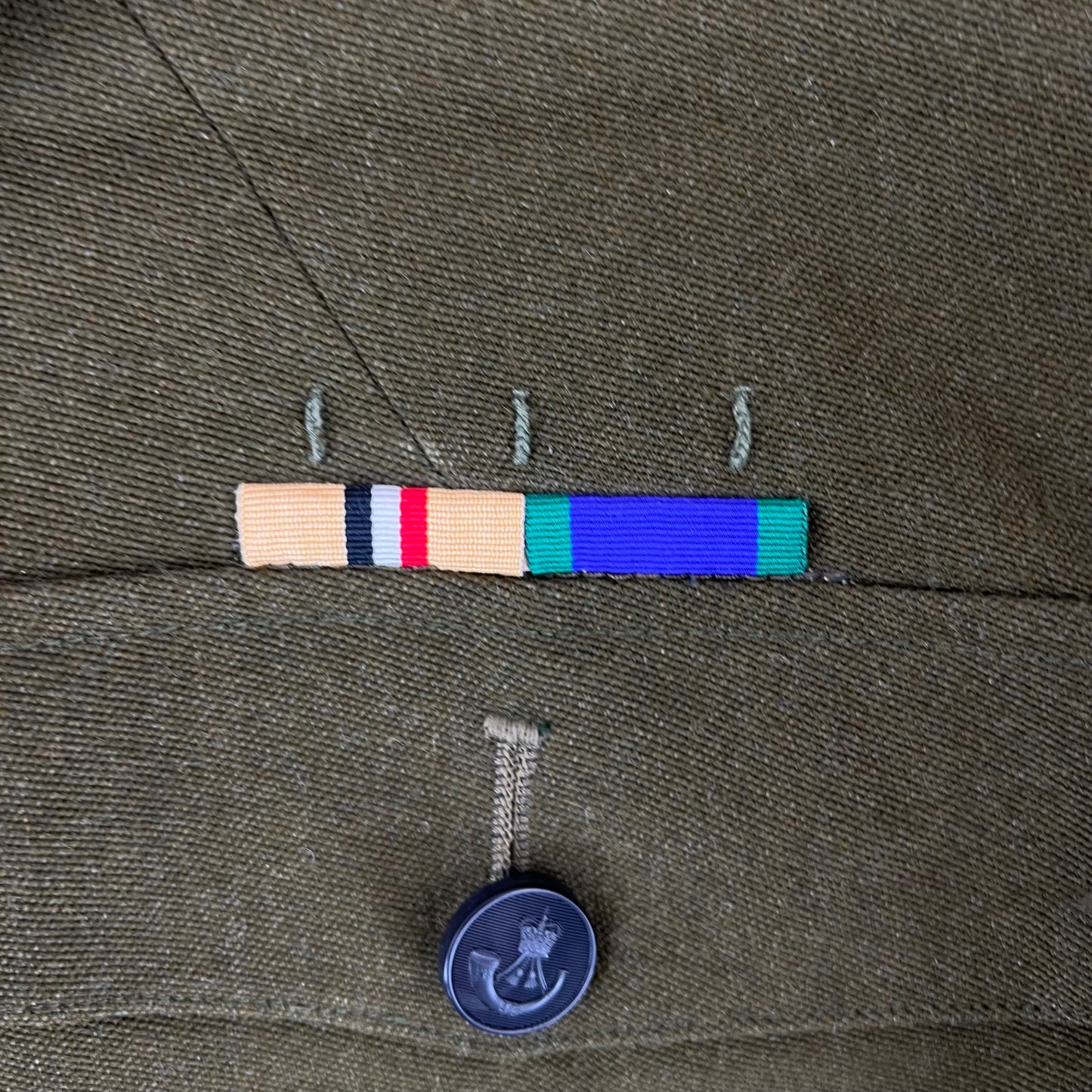 British Army 1980 Pattern No. 2 Olive Green Dress Jacket - Rifles Regiment - Large 188/104