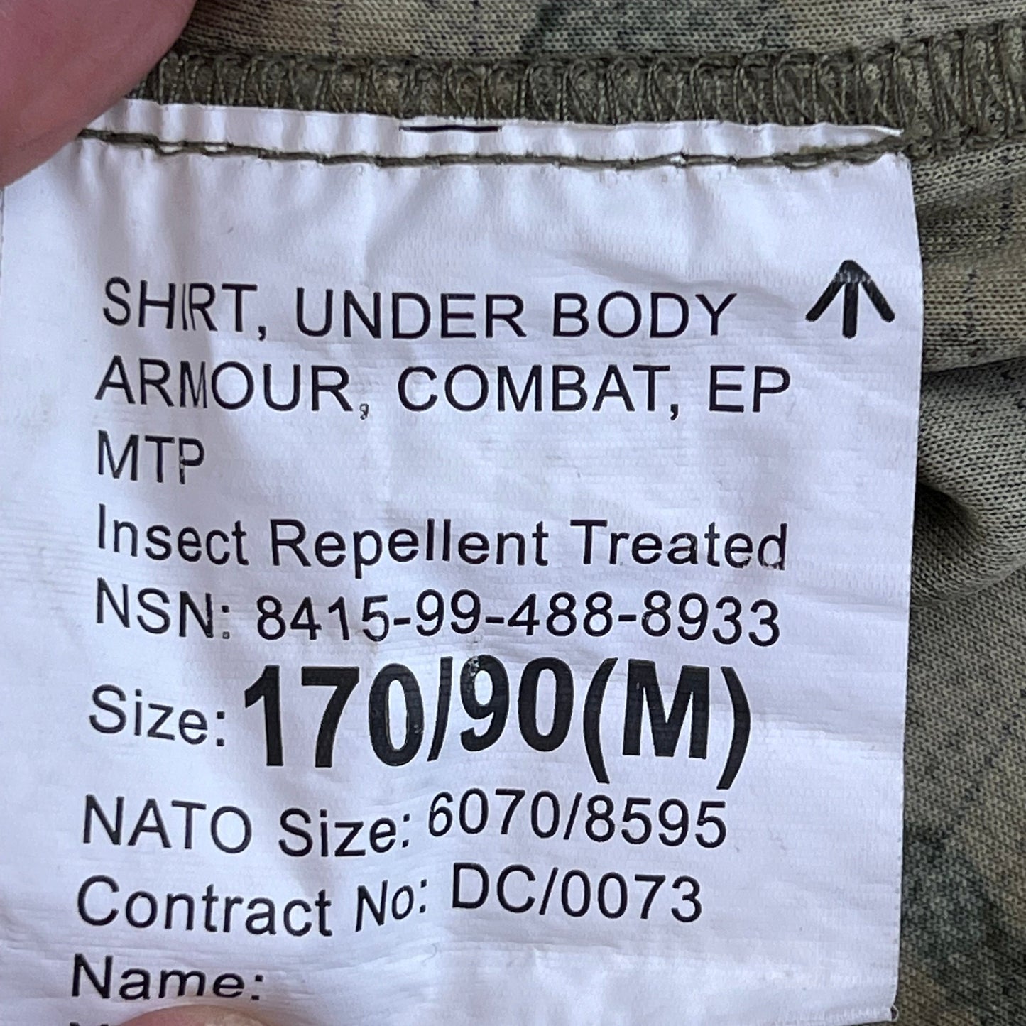 British Army MTP Camouflage MTP Body UBACS Combat Shirt - Medium 170/90