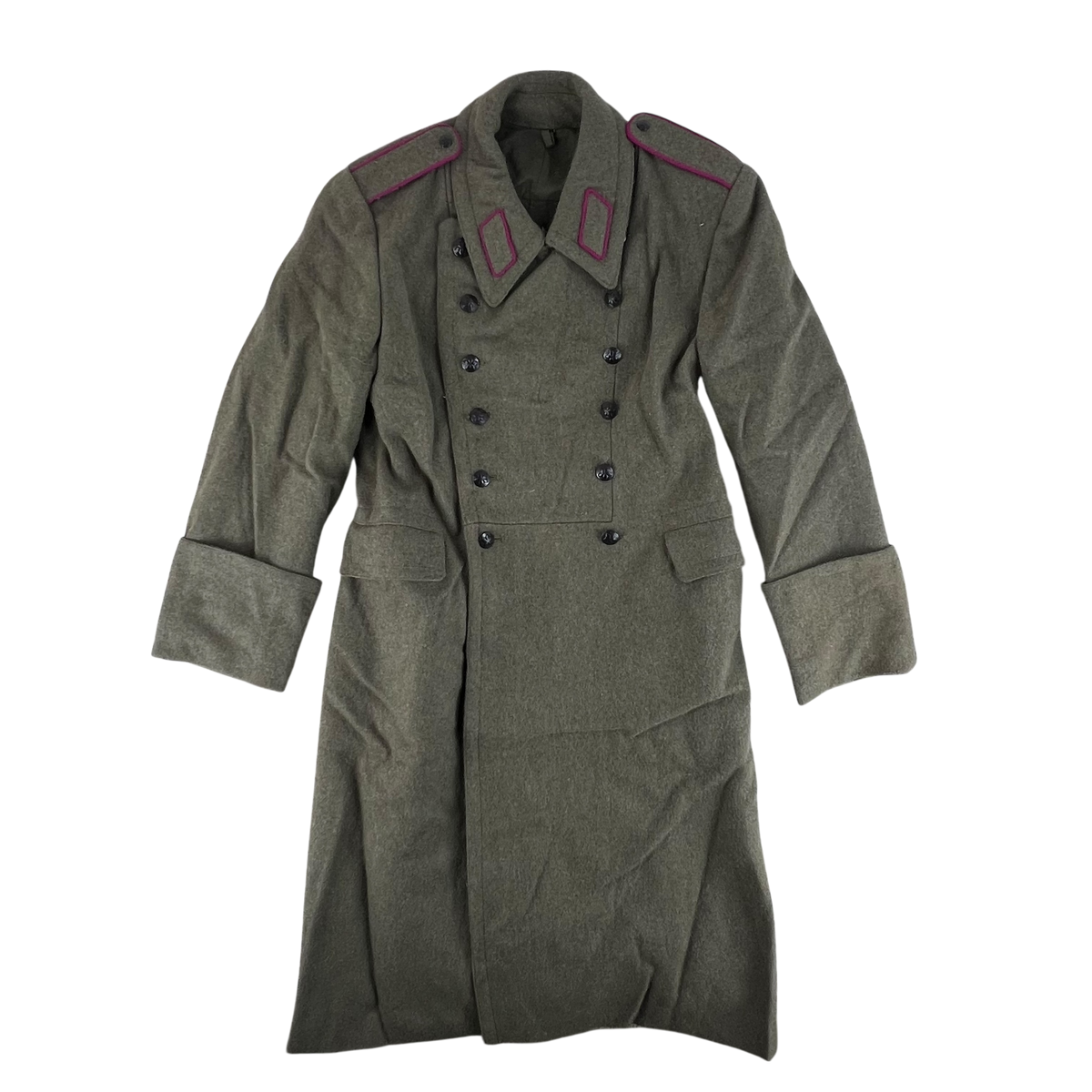 Bulgarian People's Army Khaki Wool Greatcoat - Medium