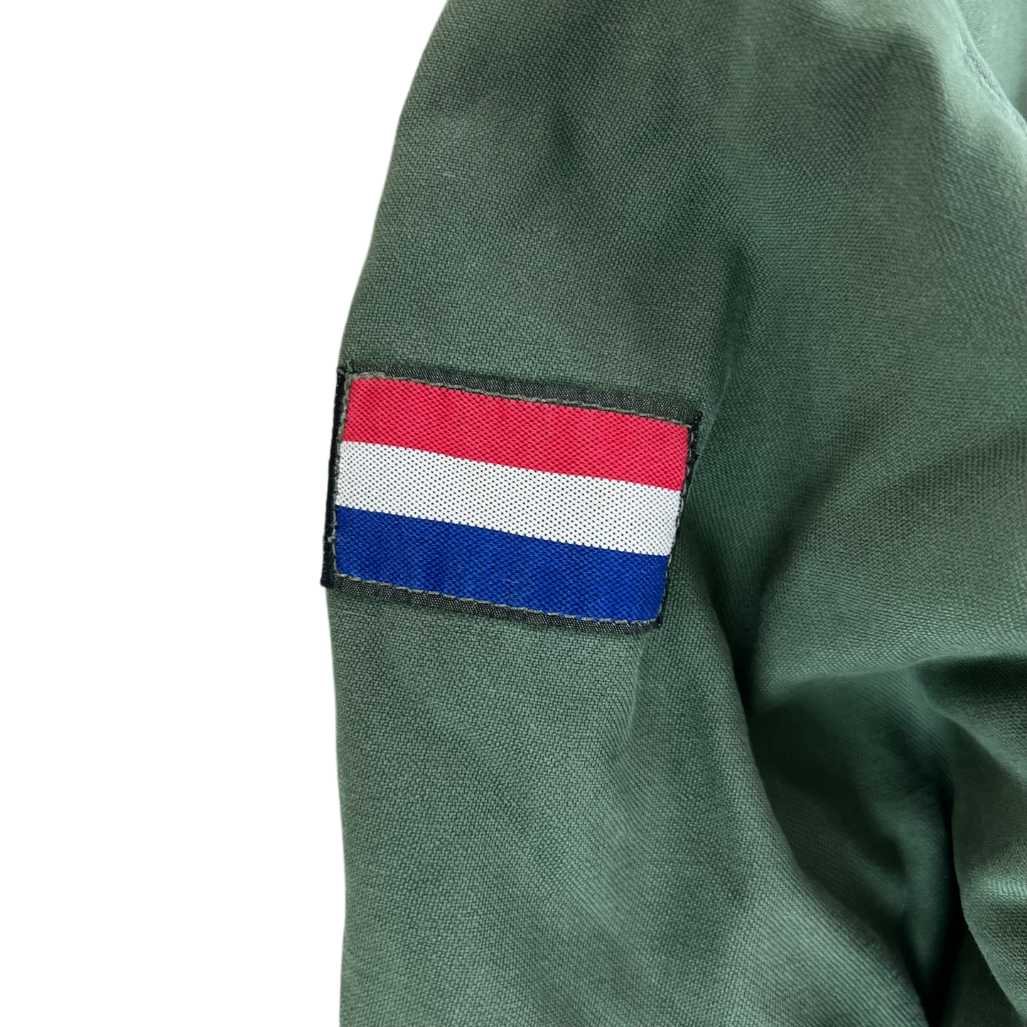Dutch Army Field Shirt Jacket Green Long Sleeve - Large
