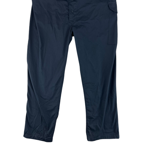 British Army 60s Black Coveralls - Large SIZE 8