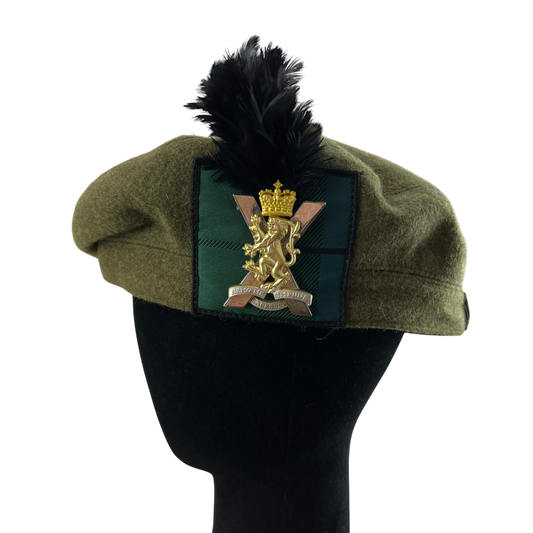 British Army Tam o Shanter w/ Plume - Royal Regiment of Scotland - Large