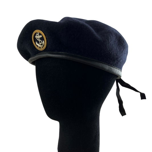 British Royal Navy Beret w/ Badge - Ratings Badge - Small 56cm