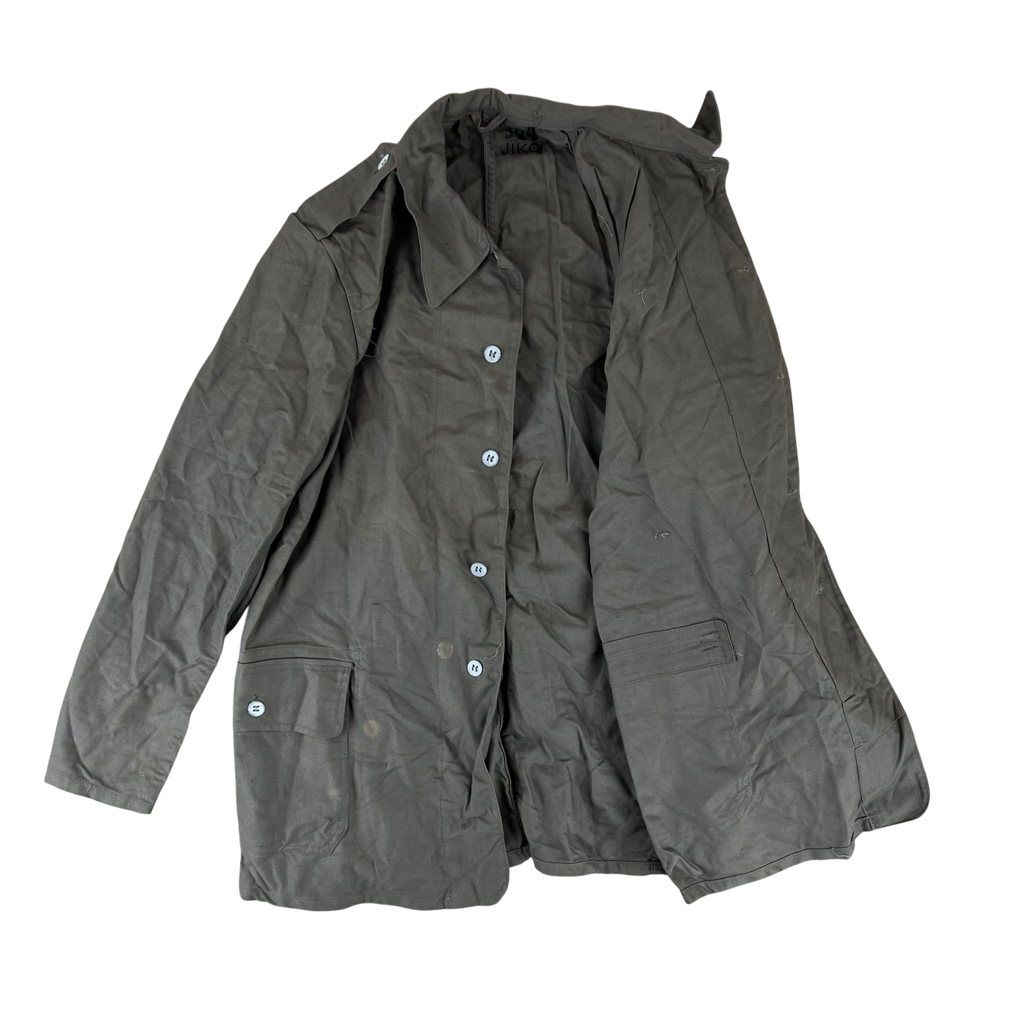 Swedish Army M40 "Grötrock" Brown Work Jacket - Medium