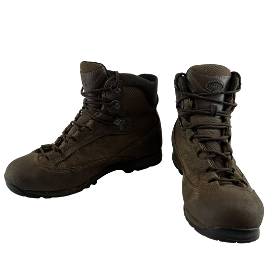 British Army AKU Brown Combat Boots - Size 9L