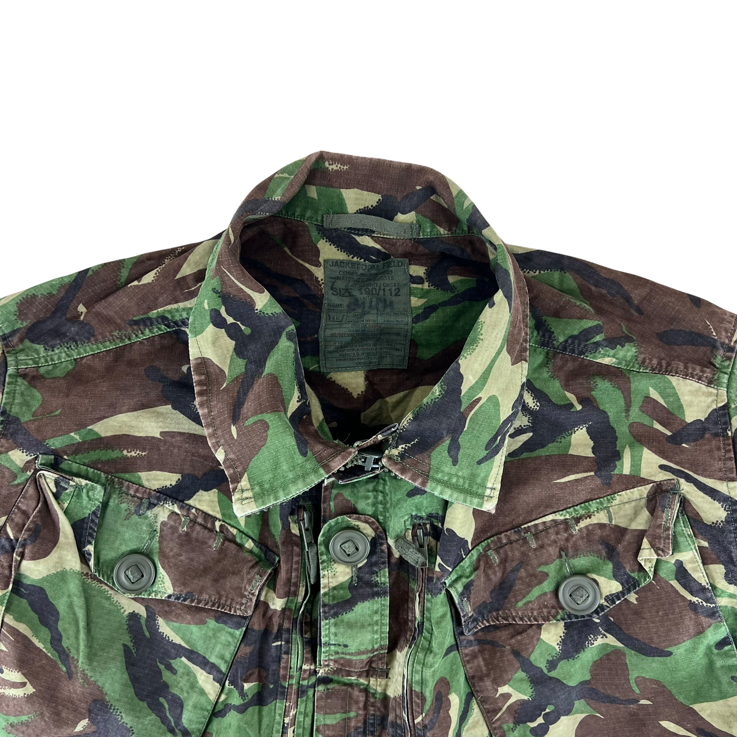 British Army S95 DPM Woodland Camo Ripstop Field Jacket - Large 190/112