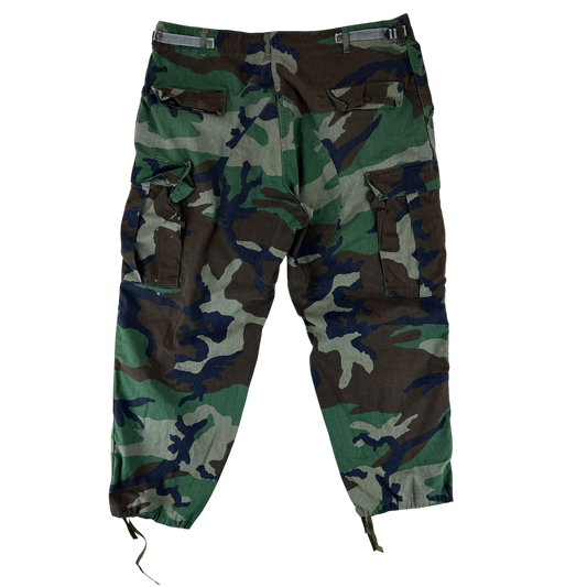 US Army M81 Woodland Camouflage Trousers - W38 L26.5