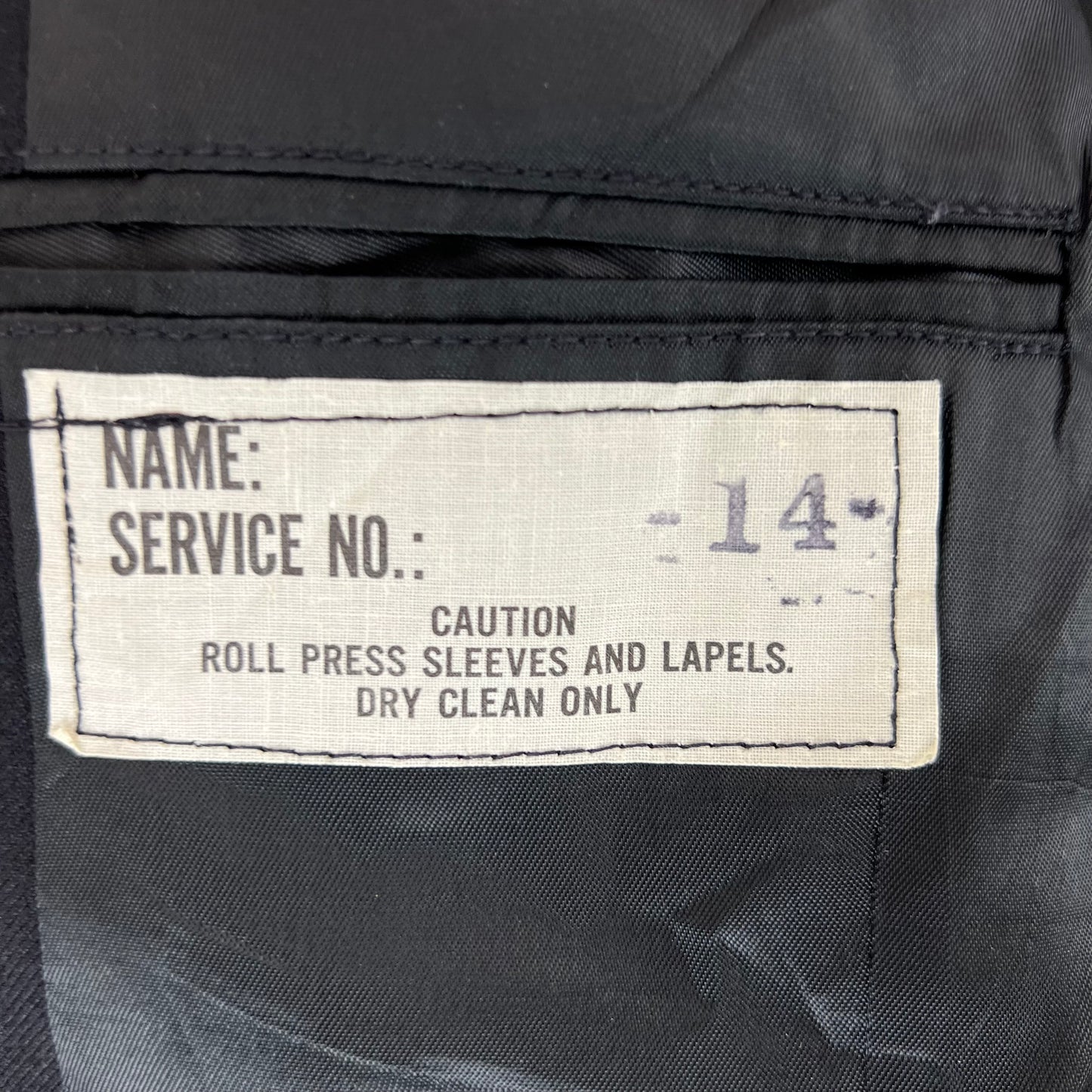 US Navy Black Blazer Jacket - Medium 38L