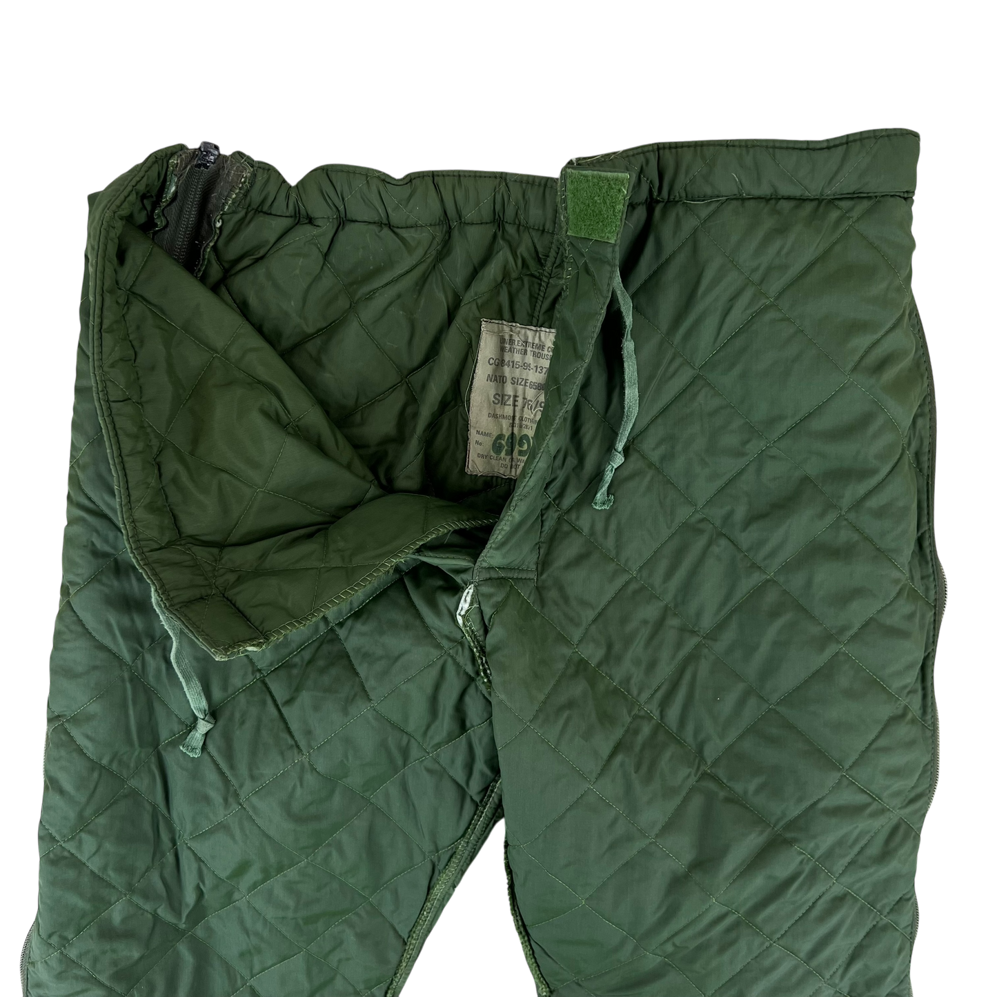 British Army Thermal Olive Green ECW Trousers - W34 L23