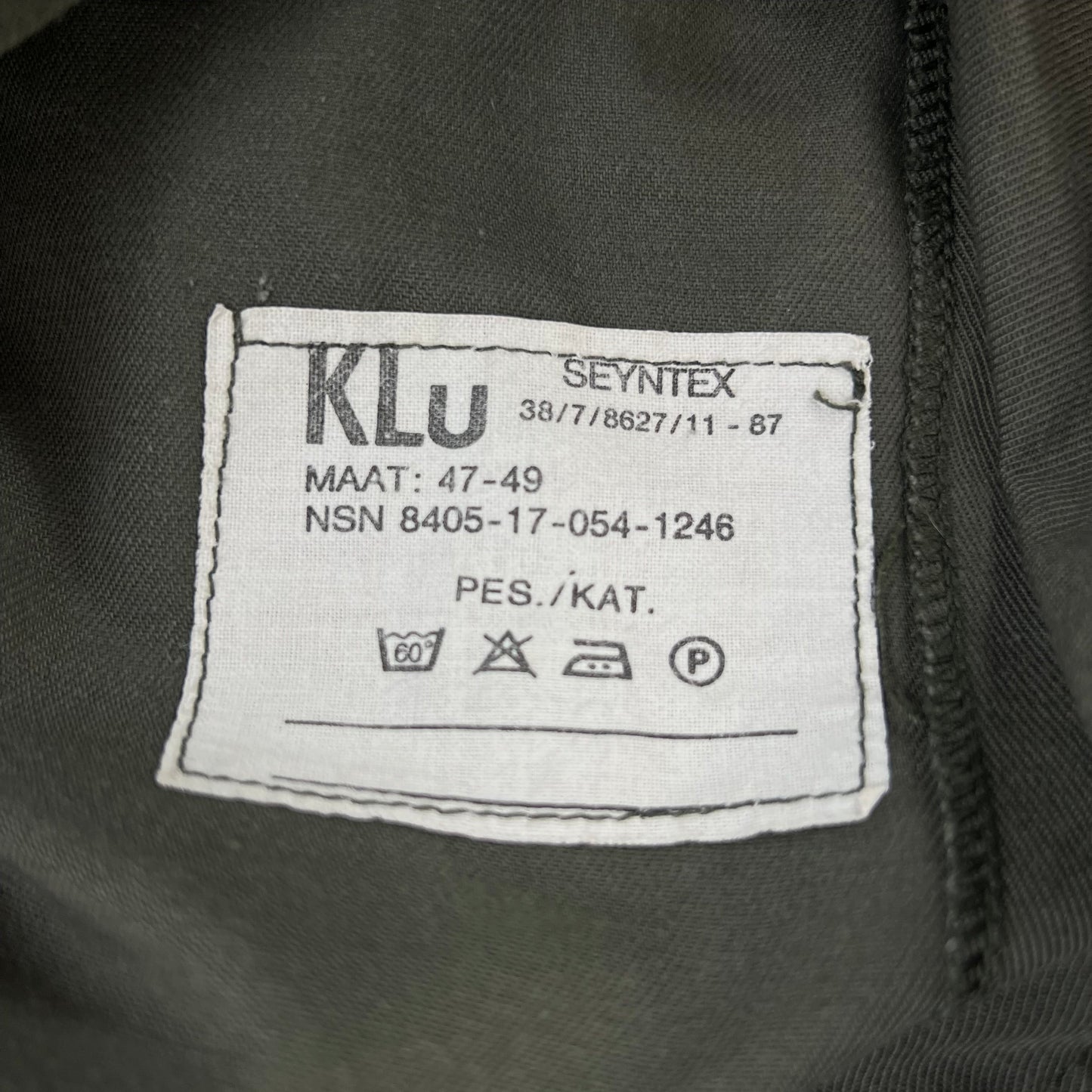 Dutch Air Force Field Shirt Jacket Grey Long Sleeve - Medium