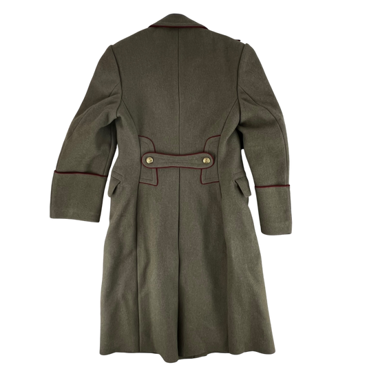 Bulgarian Army Officer's Khaki Wool Greatcoat - Small